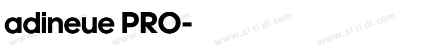adineue PRO字体转换 adineue PRO字体转换